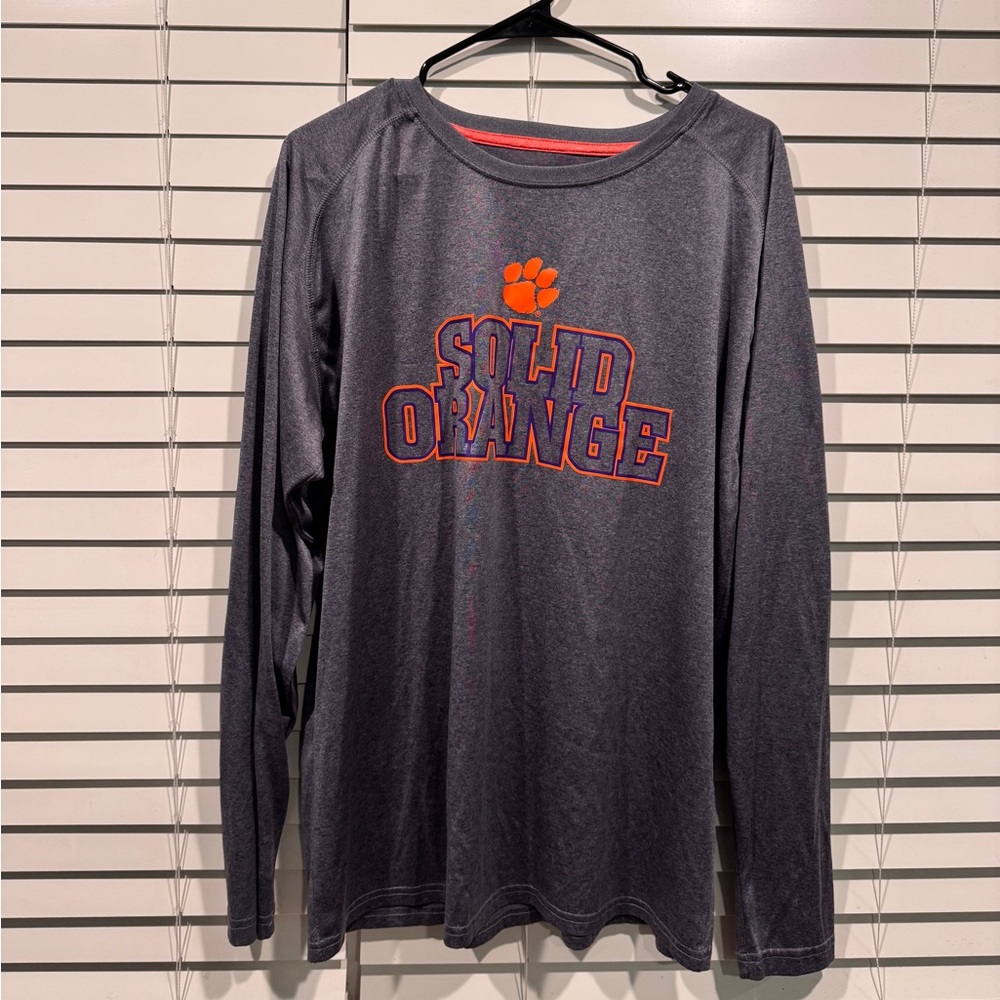 ‘SOLID ORANGE’ Clemson Champion Long Sleeve - Picture 2 of 4